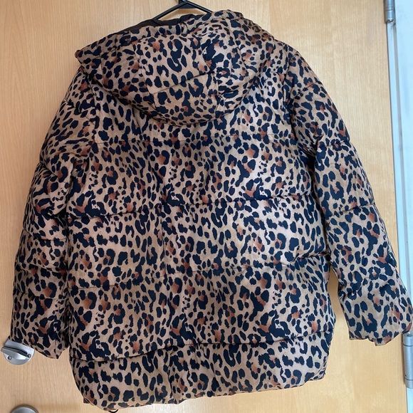 Gap Leopard Puffer Parka - Vegan! - Picture 5 of 10